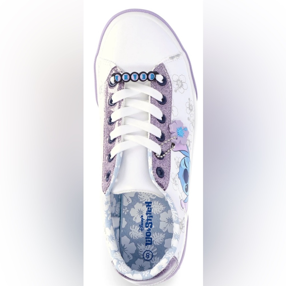 Disney Stitch Women's Low Top Lace Up Sneaker - Picture 2 of 7